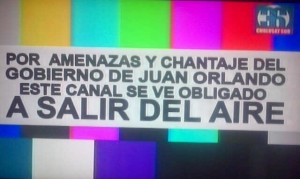 Canal 36, Cholusat Sur fuera del aire.