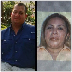 El Subcomisario y su esposa.