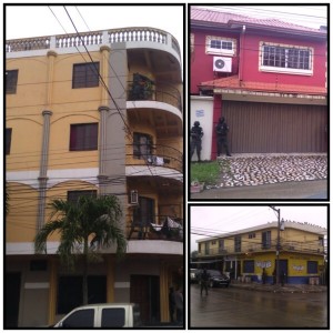 Tres de los 4 bienes asegurados ayer a la familia Valle Valle.