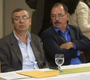 Guillermo López y Luis Chevez, dos de los demandantes.