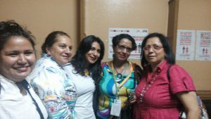 Representantes de diferentes organizaciones de DDHH se solidarizaron con las defensoras que ilegalmente fueron detenidas.