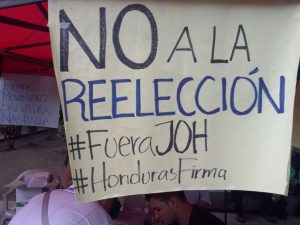 La mayoría de la población hondureña se ha manifestado contra la reelección presidencial.
